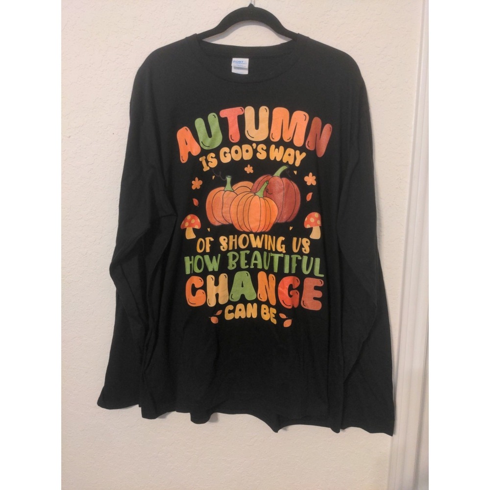 Autumn Women's Long Sleeve Religious T-shirt. Size 2 X NWOT